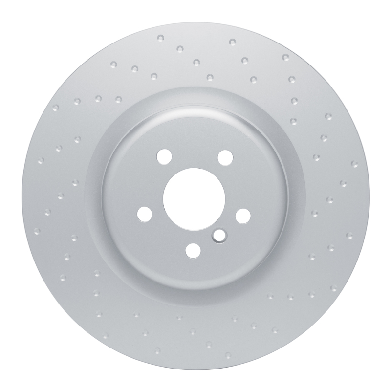 BMW 840i xDrive Gran Coupe Brake Rotor (1) - Right Rear - R1 Concepts - GEOSPEC Dimpled - `19-`22